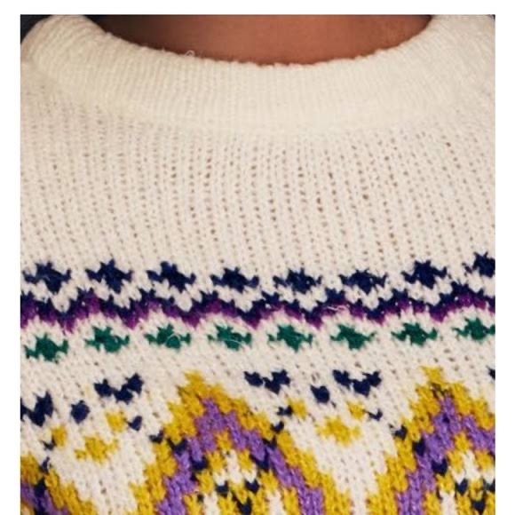 Like NEW Talbots Sweaters | Crewneck Pullover Fair Isle Sweater - Picture 4 of 7